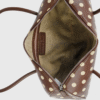 POLKA DOT SHOULDER BAG brown 0022222