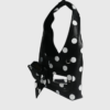 house of sunny Polka Dot Sling Shoulder Bag black 01200