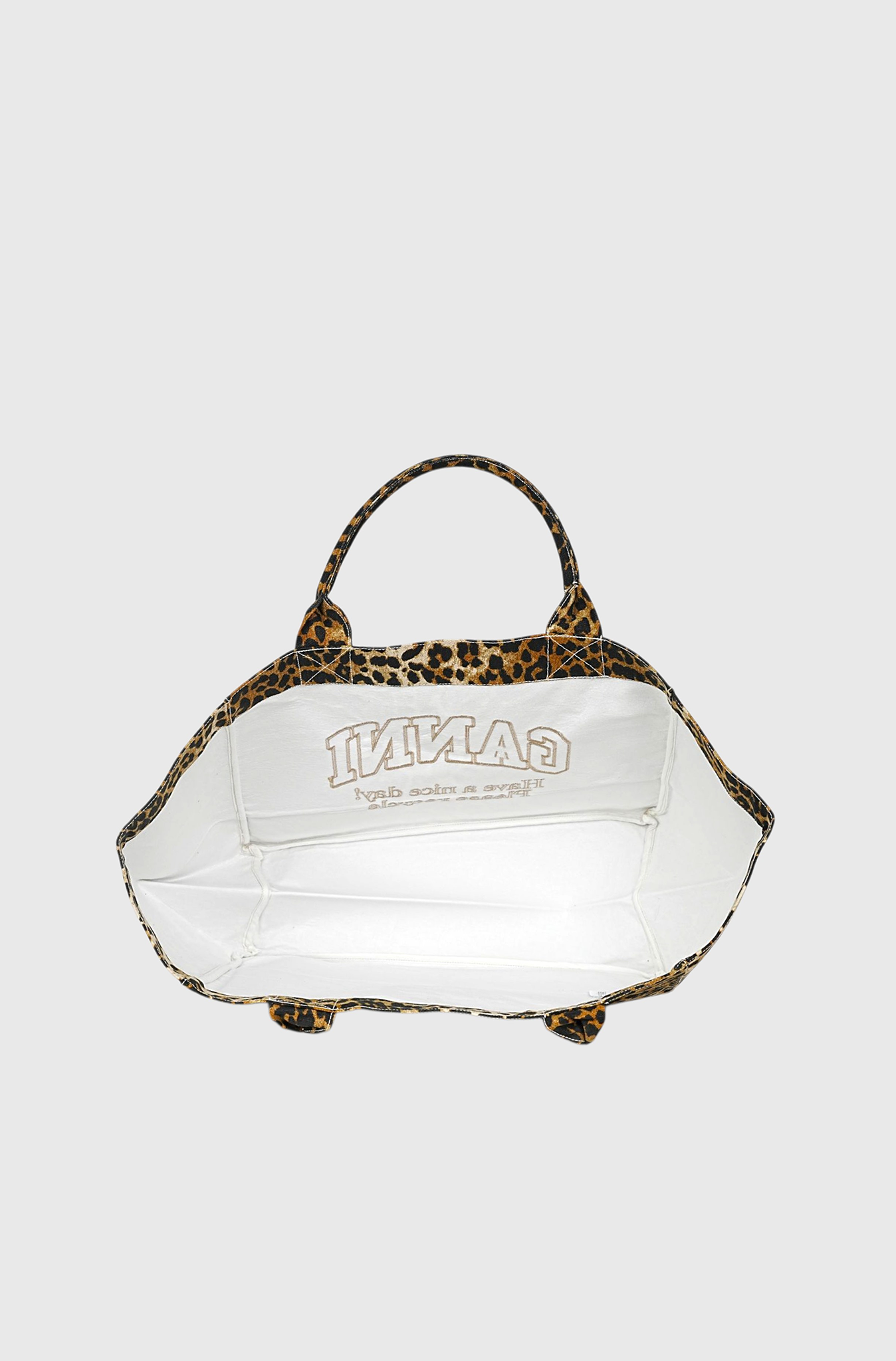 Ganni XXL Print Canvas Tote Bag -st00101001