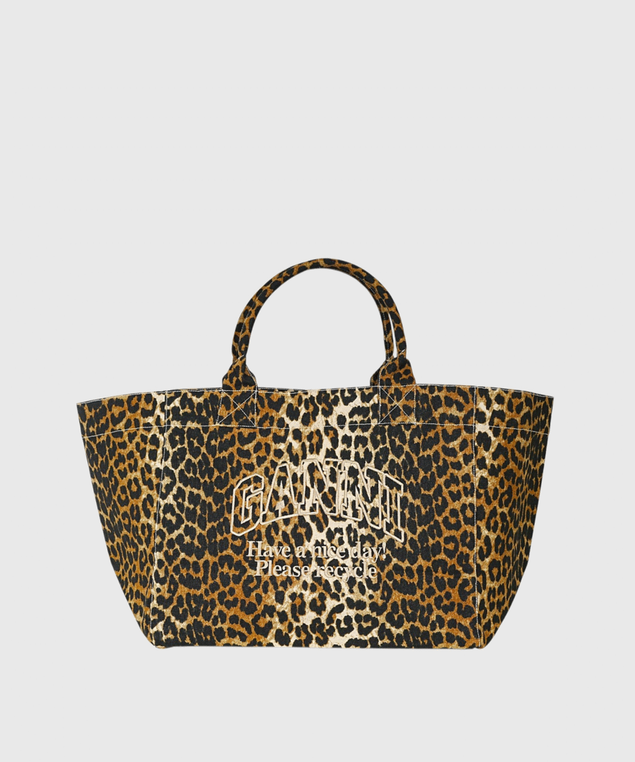 Ganni XXL Print Canvas Tote Bag -st0010100