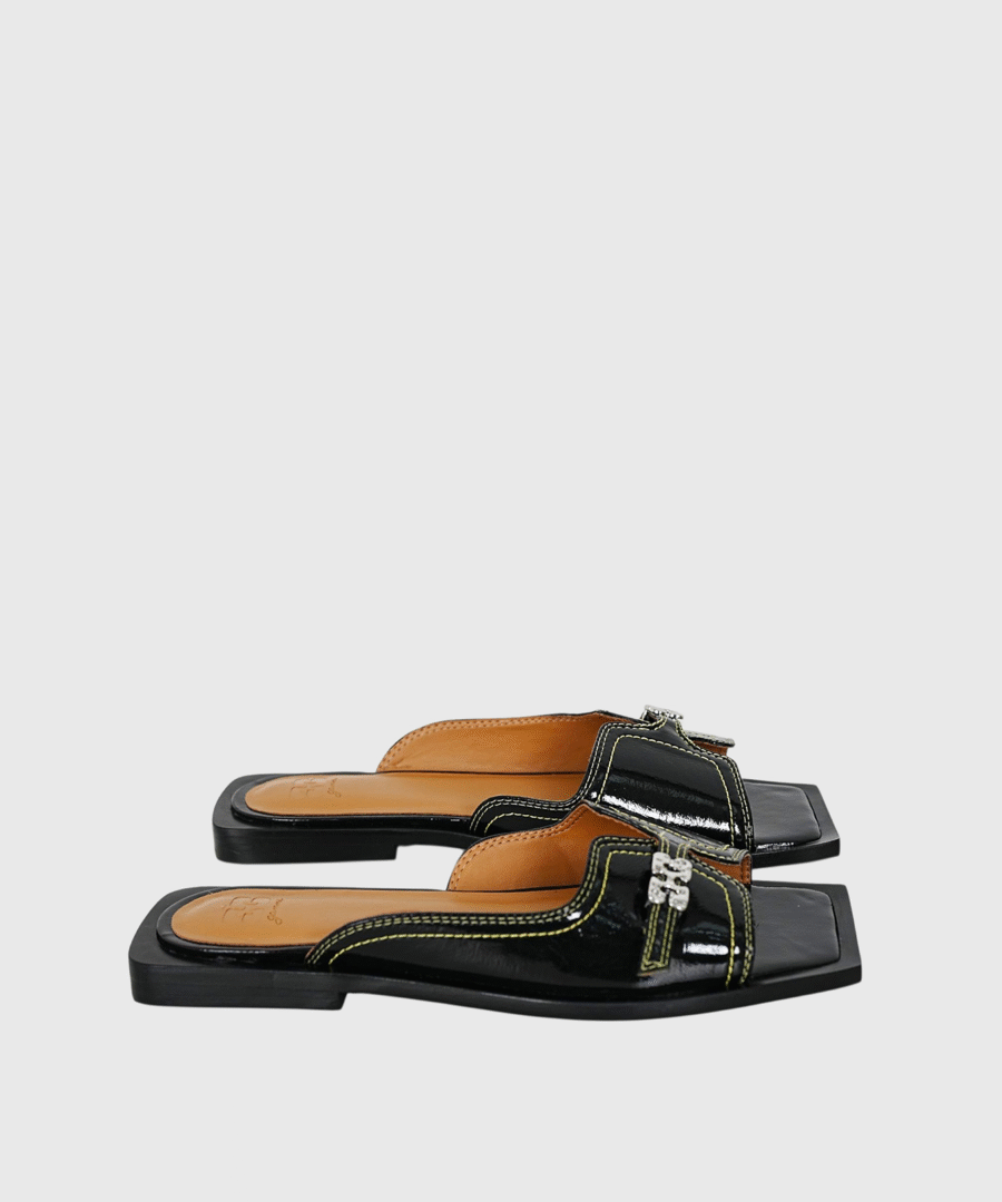 Butterfly Flat Sandal Naplack0121