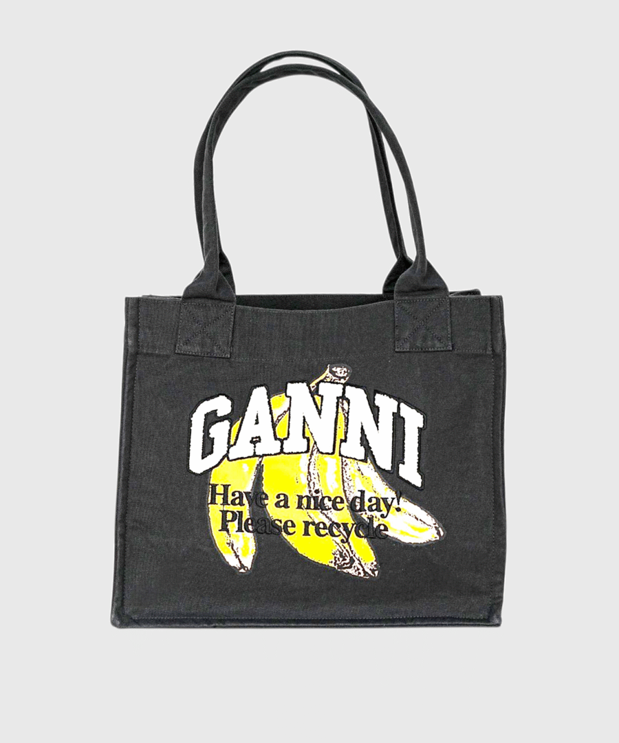 ganni BANANA LARGE TOTE01