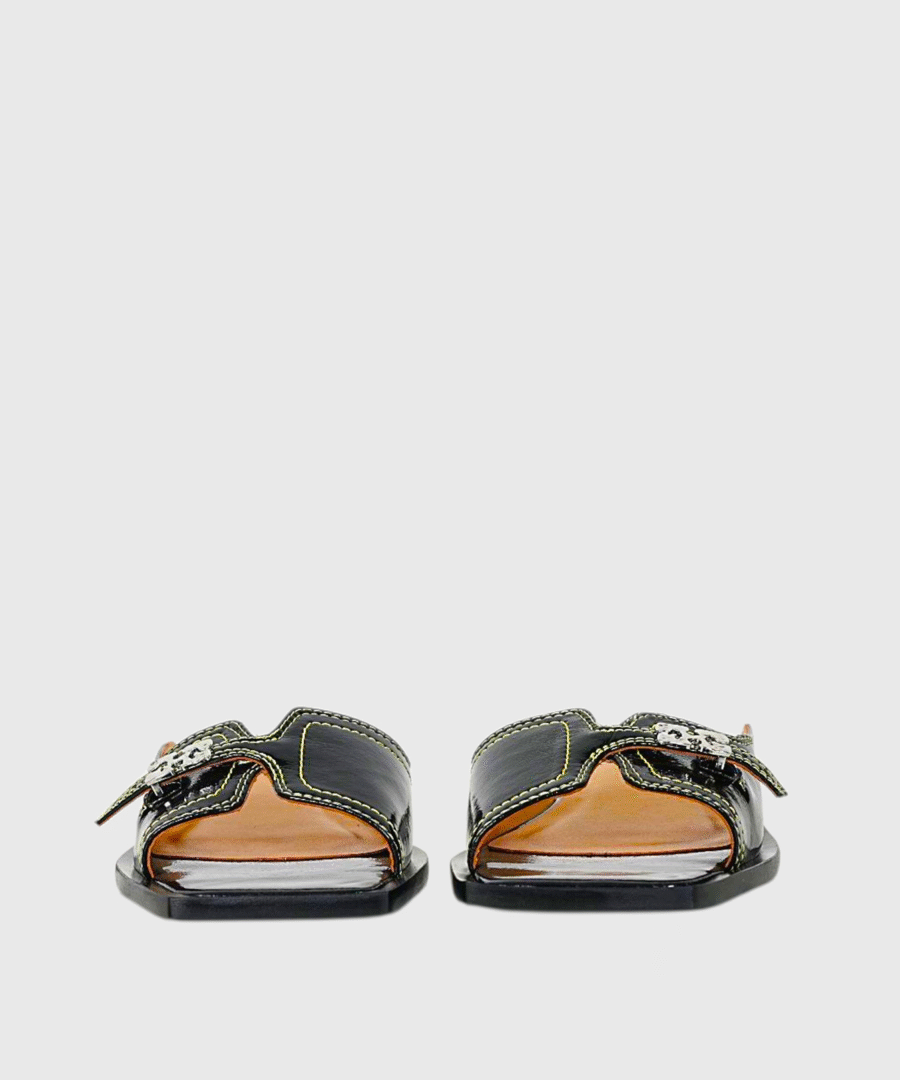 Butterfly Flat Sandal Naplack01