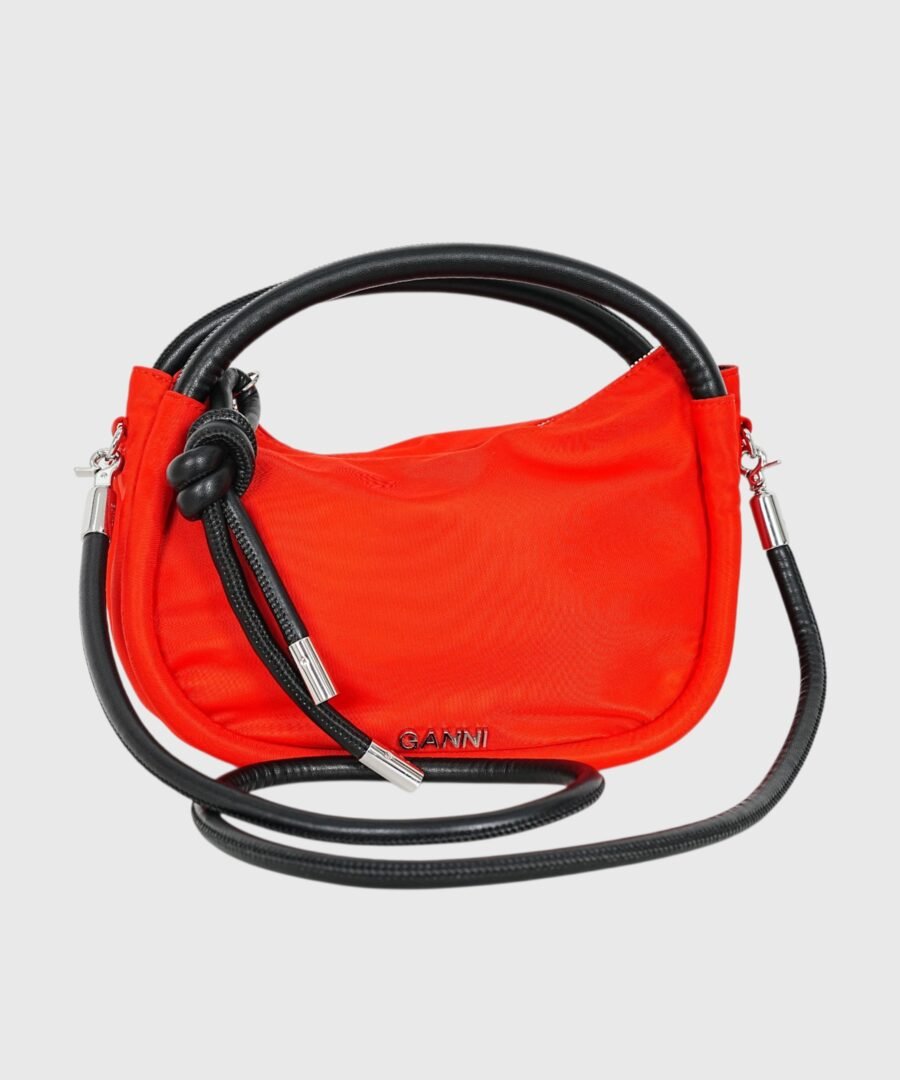 pre - loved Ganni Knot Mini Shoulder Bag