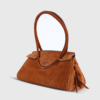 Maude Shoulder Bag Suede - Tabac009