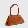 Maude Shoulder Bag Suede - Tabac006