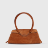 Maude Shoulder Bag Suede - Tabac007