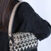 staud Tommy Beaded Shoulder Bag Zermatt - Brown008