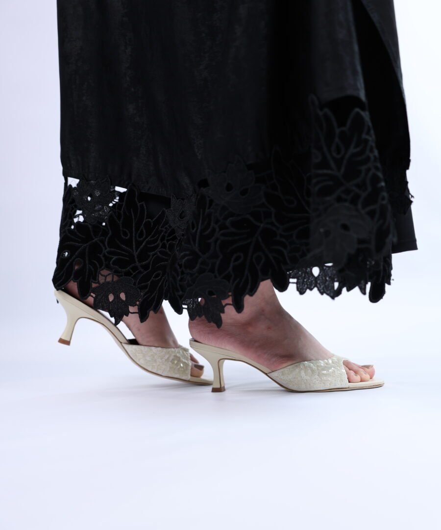 staud Brigitte Mule - Cream 006